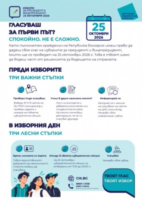 Гласуваш за първи път? Твоят…
